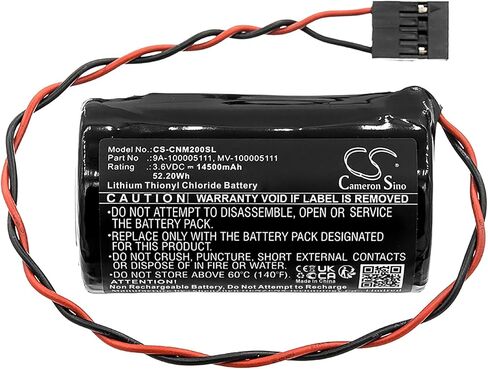 Zenander 3.6V MV-100005111 LS33600-CN1 9A-100005111 Battery Replacement for Cameron Nuflo MC-III Plus Flow Analyzers MC-II Plus MC-III Plus EXP Flow Analyzer MC-II Plus EXP in Saudi Arabia