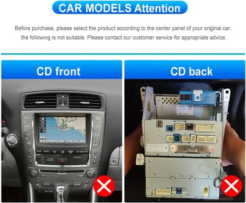 [2+64G] Android Stereo Carplay for Lexus IS250 IS300 IS350 2006-2010, HD Touchscreen Car Radio 10.1 Inch with Wireless Android Auto GPS Navigation BT HiFi RDS Backup Camera in Saudi Arabia