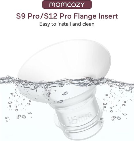 ملحقات بديلة Momcozy Original S9 Pro/S12 Pro، متوافقة فقط مع مضخة الثدي Momcozy S9 Pro/S12 Pro غير مناسبة لـ S9/S12 (شفة واحدة مختومة 27 مم، عبوة واحدة) in Kuwait