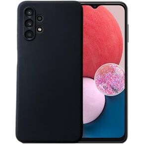 Compatible with Samsung Galaxy A13 Soft Liquid Silicone Gel Cell Phone Mobile Basic Back Case Cover (Orange)
