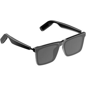 Fostex Smart Wireless Sunglasses, Anti-Blue Light Lens, Built-in Microphone and Speakers, Open Ear Music and Hands-Free Calls, Touch and Voice Assistant Compatibility