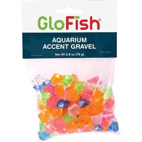GloFish Accent Gravel for Aquariums, 2.8 Oz