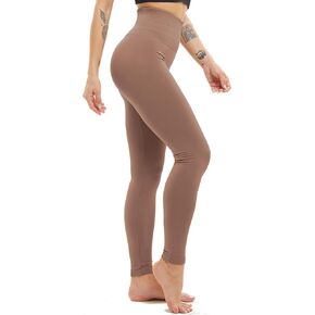 LUOYANXI High Waist Fleece Lined Leggings for Women Winter Warm Leggings Thick Tummy Control Leggings