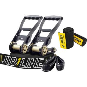 Gibbon Slacklines Jibline treewear, jumpline, trickline, Advanced, Perfect Leisure Activity Yellow , X-Large in Kuwait