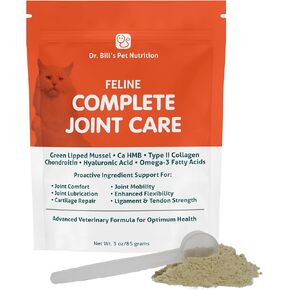 Dr. Bill's Canine Complete Joint Care (340g) - Hip and Joint Supplement for Dogs - MSM, Turmeric, Green Lipped Mussel Extract, Collagen, Hyaluronic Acid, Omega 3 – Pet Supplement