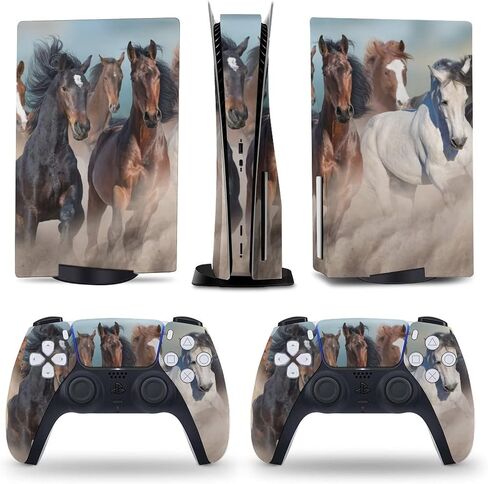 Shark Blue Big Mouth 5 Skin Console and Controller Accessories Cover Skins Anime Vinyl Cover Sticker Full Set for 5 Disc Edition in Saudi Arabia