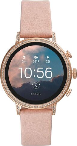 Fossil Women's Gen 4 Venture HR Stainless Steel Touchscreen Smartwatch with Heart Rate, GPS, NFC, and Smartphone Notifications in Saudi Arabia