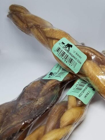 Bullysticks Organic Standard 6" Bully Sticks for Dogs - All Natural Dog Treat, These Chews are Free Range Bully Sticks, USDA Approved (10 Pack) in Kuwait