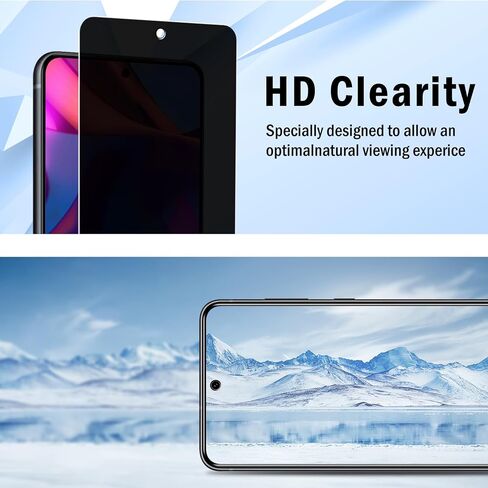 واقي شاشة Pokolan [3-Pack] لهاتف Samsung Galaxy S21 5G من الزجاج المقسى (6.2 بوصة)، يدعم قارئ بصمات الأصابع، خالٍ من الفقاعات، مضاد للخدش، صلابة 9H in Kuwait