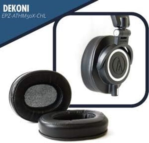 Dekoni Audio Technica ATH-M50X Ear Pads for Audio Technica Headphone Pads | ATH-M50X Earpads Replacement Pads in Saudi Arabia