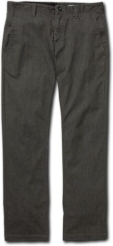 بنطال Frickin Modern Fit Stretch Chino للرجال من Volcom، فحمي منقط 1، 33 عرض × 30 طول in Saudi Arabia