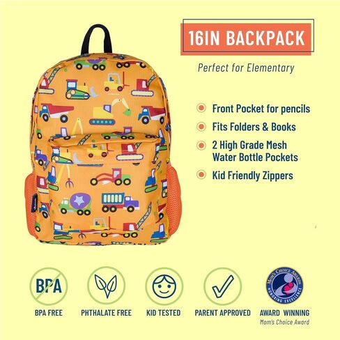 Wildkin 16-Inch Kids Backpack for Boys & Girls, Perfect for Elementary School Backpack, Features Padded Back & Adjustable Strap, Ideal Size for School & Travel Backpacks (Horses) in Kuwait