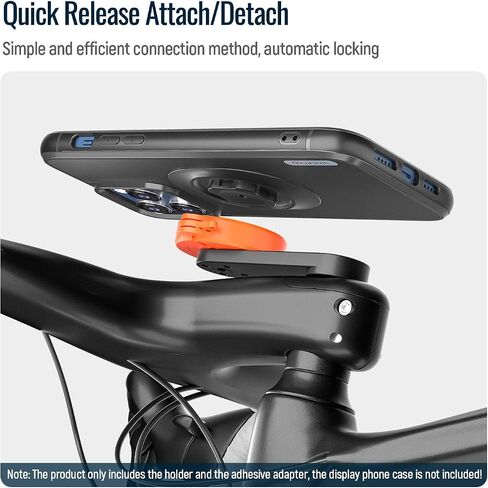 sincetop Bike Phone Mount,Mountain Bicycle Stem Phone Holder-Aluminum Handlebar Mini Phone Clip,Gravel/MTB/Road EBike Cycling Cell Phone Clamp,Quick Release Attach/Detach-Black【Series C-1st Gen】 in Kuwait