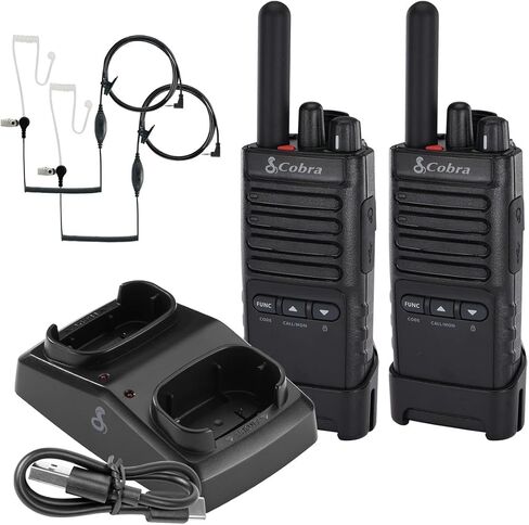 Cobra PX650 BCH6, Professional/Business Walkie Talkies - Rechargeable | 300,000 sq. ft/25 Floor Range, Dust Protected and Splashproof (IP54 rating), Two-Way Radio Set (6-Pack) in Kuwait