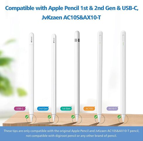 6 عبوات من النصائح البديلة لقلم Apple الجيل الأول/الثاني، نصائح الجيل الثاني المتينة والمتينة من Apple، قطع غيار لأقلام Apple لا تتآكل وتحكم دقيق في النقاط الدقيقة لقلم Apple باللون الوردي in Kuwait