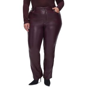 Good American Women's Leather Good Icon Jeans