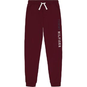 Tommy Hilfiger Boy's Script Joggers (Big Kids) Scarlet Sage MD (10-12 Big Kid) in Kuwait