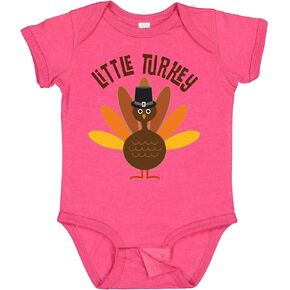 inktastic Little Turkey Thanksgiving Baby Bodysuit