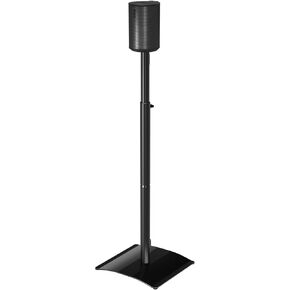 Mounting Dream Speaker Stand for SONOS ONE, ONE SL, Play:1, Height Adjustable 39.6"- 48.3", Single Surround Sound Speaker Stand with Cable Management, 13.2 LBS Loading MD5411