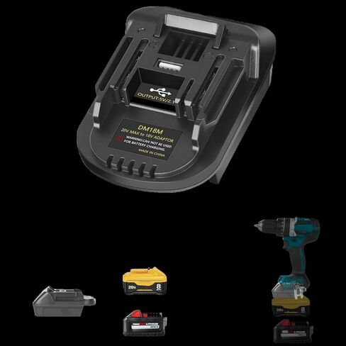 لمحول بطارية DeWalt (تحويل DeWalt 20V إلى Makita 18V) in Kuwait