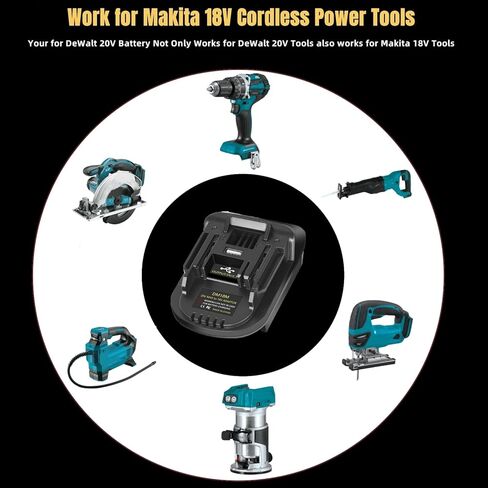 لمحول بطارية DeWalt (تحويل DeWalt 20V إلى Makita 18V) in Kuwait