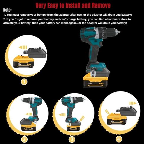 لمحول بطارية DeWalt (تحويل DeWalt 20V إلى Makita 18V) in Kuwait