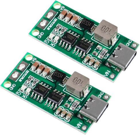 2PCS 2S 4A Type-C USB Lithium Li-ion Battery Charging Protection Board Boost Charging Module DC 8.4V 12.6V 16.8V in Saudi Arabia