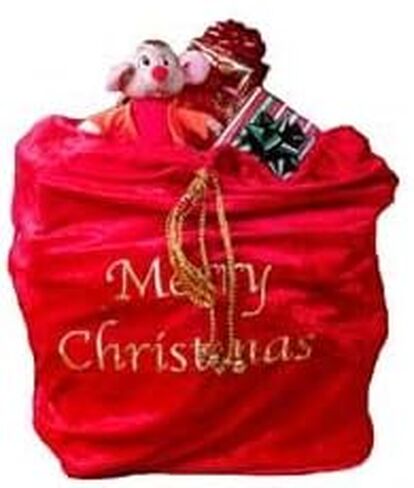 كيس هدايا سانتا المخملي من آراد مع رباط حبل in Kuwait