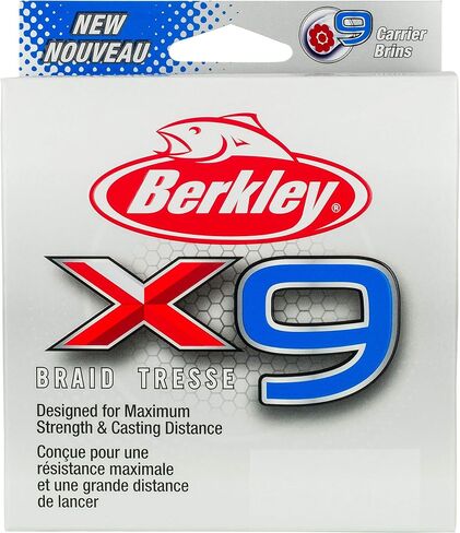 Berkley x9 Braid Superline, Suitable for Freshwater Environments in Saudi Arabia