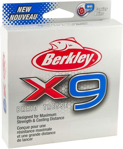 Berkley x9 Braid Superline, Suitable for Freshwater Environments in Saudi Arabia