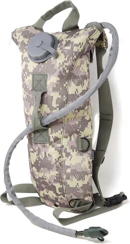 M MCGUIRE GEAR Hydration Backpack, with 3L/100 oz. Hydration Pack, Water-resistant Nylon Hiking Backpack with Water Bladder, Water Pack Backpack for Running, Cycling, and Biking (Black) in Saudi Arabia