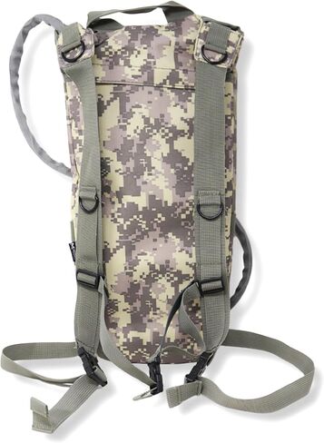 M MCGUIRE GEAR Hydration Backpack, with 3L/100 oz. Hydration Pack, Water-resistant Nylon Hiking Backpack with Water Bladder, Water Pack Backpack for Running, Cycling, and Biking (Black) in Saudi Arabia
