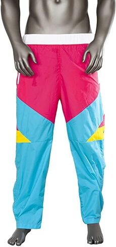 Funny Guy Mugs Tear Away Pull On Pants - Post-Surgery Snap Button Tearaway Elastic Waist Pants - Retro Windbreaker Pants in Kuwait