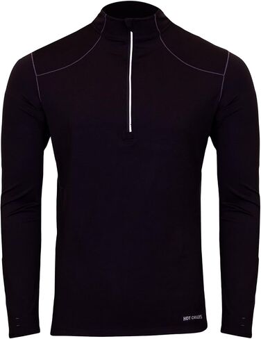 Hot Chillys Men's Clima-Tek Zip T Breathable Moisture-Wicking Midweight Relaxed Fit Base Layer in Saudi Arabia