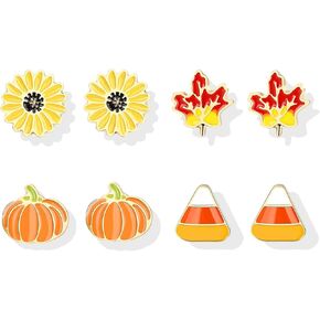 Crystal Maple Leaf Earrings Fall Earrings for Women Thanksgiving Earrings Gifts Autumn Leaf Earrings Wedding Prom Bridal Jewelry Gift
