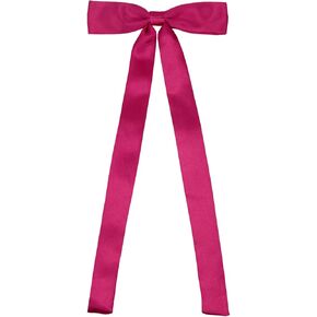 Women Long Pre Bow Tie, Adjustable Ladies Western Satin Neck Ties For T-shirt Decoration Valentine's Day Gift WT-01