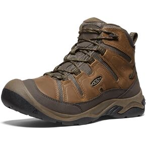 KEEN Men's Circadia Mid Height Comfortable Waterproof Hiking Boots, Canteen/Curry, 11.5