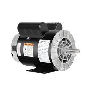5 HP Air Compressor Motor Electric Motor 3450 RPM, 230V Single Phase Motor, 56HZ Frame 7/8 Keyed Shaft 60 HZ