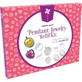 Pendant Necklace Making Kit for Girls and Teens - Jewelry Making Supplies DIY Arts and Crafts for Kids to Create Personalized Jewelry, Beautiful Gifts Jewelry Making Kit for Girls 8-12
