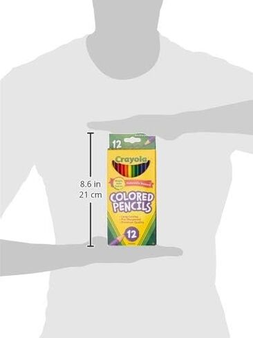 أقلام رصاص ملونة من كريولا، بألوان متنوعة، عدد 12, pack of 3 in Kuwait