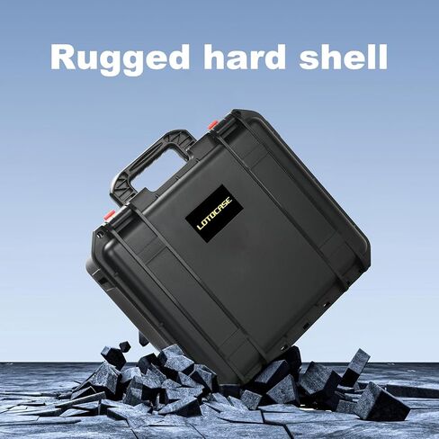 Gun Case 5 Pistol Case & 16 Magazine, Heavy Duty Handgun Hard shell - Shock Proof & Waterproof Pistol Cases with Included Silica Gel Canister - (Only Case) in Saudi Arabia