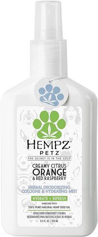 Hempz Petz, كولونيا للكلاب، رذاذ إزالة الروائح الكريهة العشبي بالأناناس الحلو والبطيخ العسل، 8.5 أونصة. in Kuwait