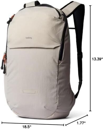 حزمة Bellroy Lite Ready Pack (حقيبة ظهر خفيفة الوزن سعة 18 لترًا لعطلة نهاية الأسبوع) - ظل in Kuwait