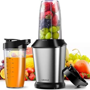 Classic Blenders for Kitchen, 700W Blender for Shakes and Smoothies, 52oz Glass Jar, 9 Functions with 5 Speeds for Crushing Ice, Puree, and Frozen Fruit, Black