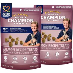 Ernie Els Premium Salmon Oil Supplement for Dogs & Cats - Omega-Rich Fish Oil for Healthy Skin & Coat, Supports Joint Function (Pack of 2)