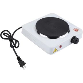 Electric Double Coil Burner Cooktop with Temperature Control and Easy to Clean Stainless Steel Base, Portable 2000W Electric Countertop Stove with Dual Hot Plates for kitchen cooking