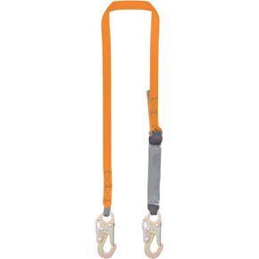 Malta Dynamics 6-Foot Adjustable Fall Protection Lanyard, OSHA/ANSI Compliant