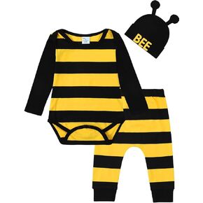 COSLAND Baby Boys' 3pc Cotton Costume, Infant Cotton Clothing Set, Newborn-12 Months