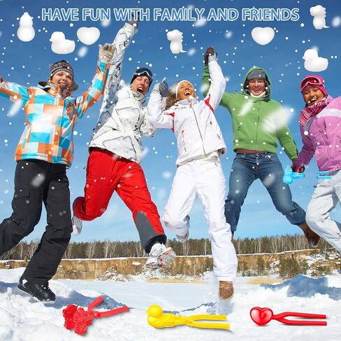 4 Pieces Winter Snow Toys Kit Snow Ball Maker Shape Snow Snowball Maker Snow Maker Outdoor Winter Play Snow Toys for Outdoor Activities (Soccer) in Saudi Arabia
