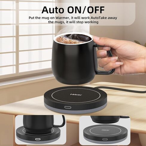 Smart Coffee Mug Warmer Candle Warmer Plate Safely Releases Scents Without a Flame Used as Candle Jar Warmer, Mug Warmer Cup Warmer Tea Warmer Desk Home Office in Saudi Arabia